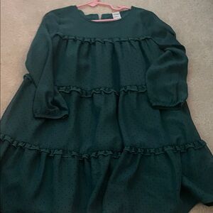 Carter's Dark Green Casual Kids Dress